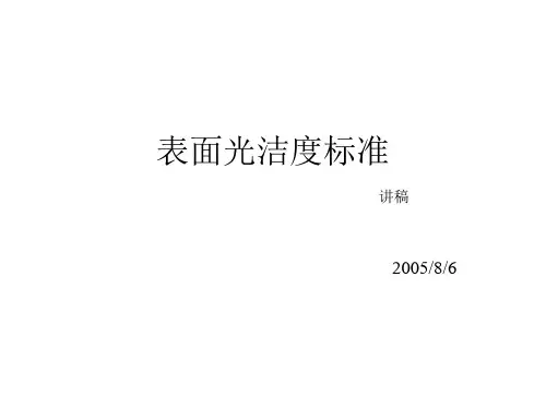 光学元件表面光洁度标准.