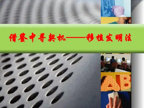 创新课移植类比仿生发明技法