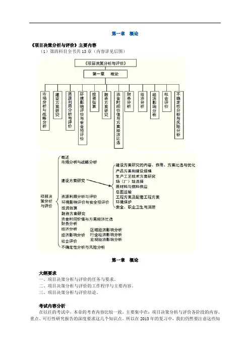 2014年咨询工程师考试《项目决策分析与评价》精讲班讲义1~4讲