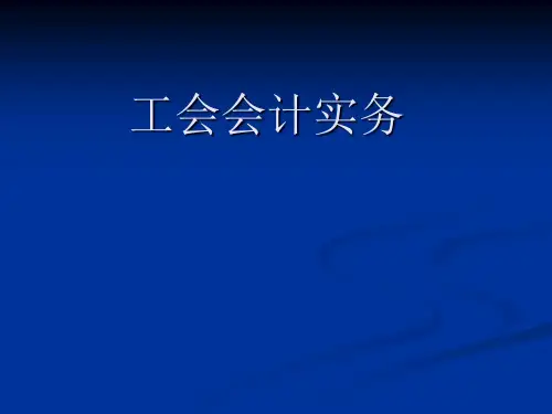 工会会计实务及案例分析