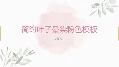 高级色系PPT模板(精选5套)