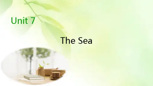 2019-2020学年北师大版高中英语必修三同步课件：Unit 7 The Sea Period 3