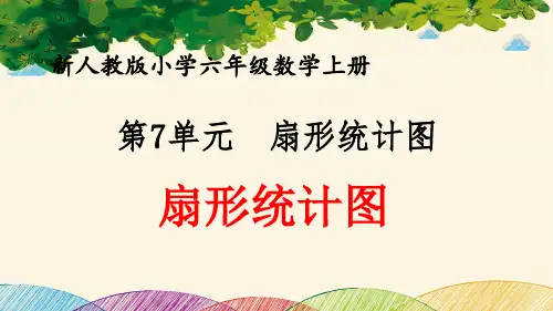 最新人教版小学六年级数学上册 第7单元 扇形统计图《扇形统计图》优质课件