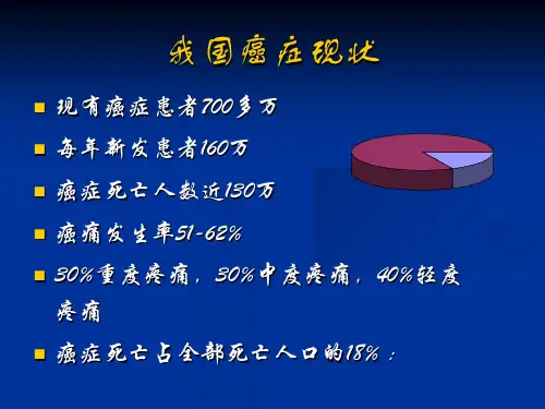癌性疼痛的治疗.ppt