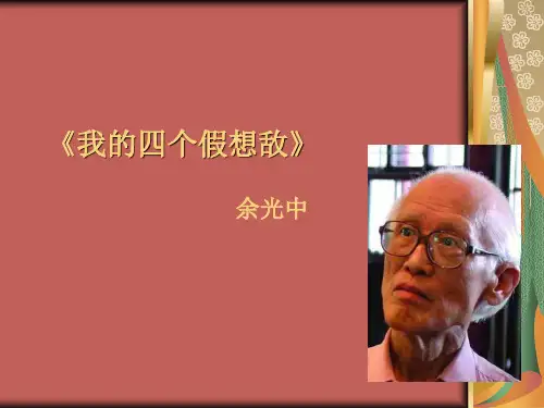 我的四个假想敌