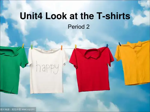 三年级英语下册课件-Unit 4 Look at the T-shirts（10）-湘少版