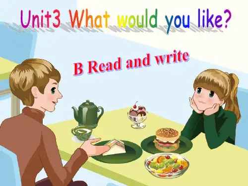 pep五年级英语上册Unit 3 B read and write-优件