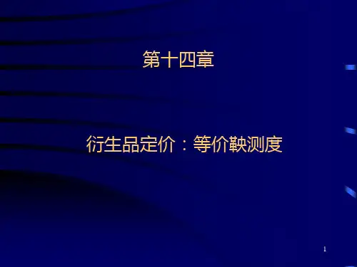 金融衍生数学PPT课件