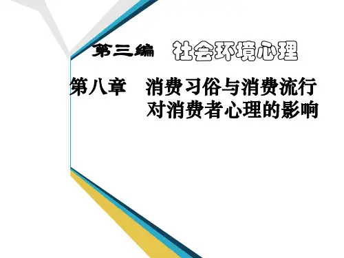 消费流行对消费者心理的影响