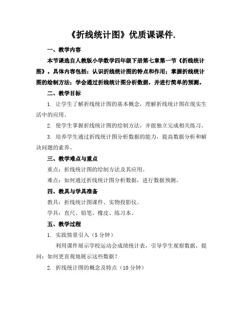 《折线统计图》优质课课件.