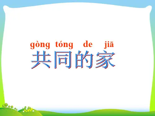 共同的家-课件