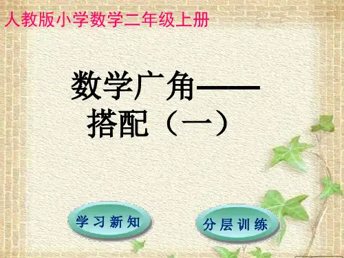 二年级上册数学课件第8单元 数学广角——搭配(一)∣人教新课标(秋) (共10张PPT)