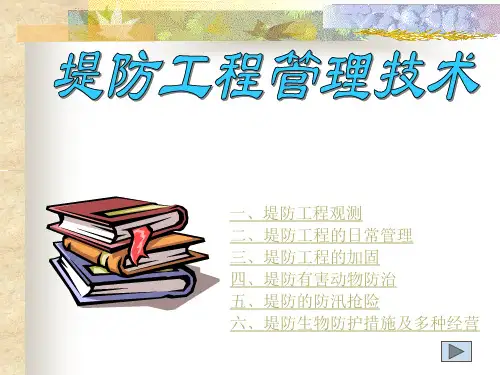 《堤防工程管理技术》PPT课件