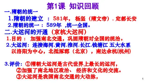 七年级下册历史复习资料ppt课件
