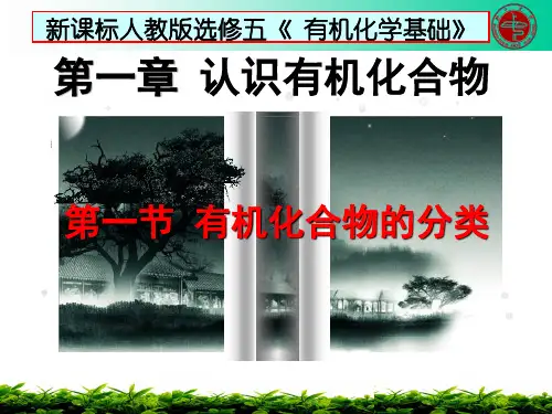 人教版高中选修五化学11《有机化合物的分类》pptPPT(34页)