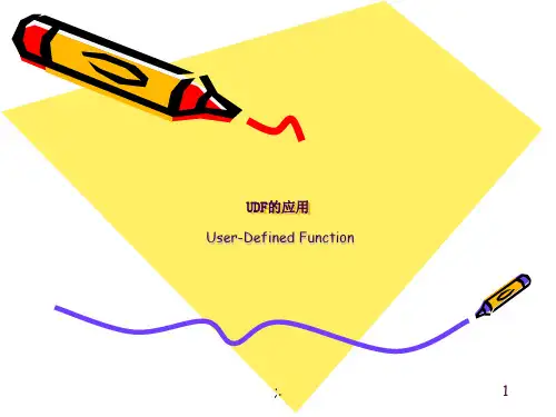 FLUENT_UDF实例应用ppt课件