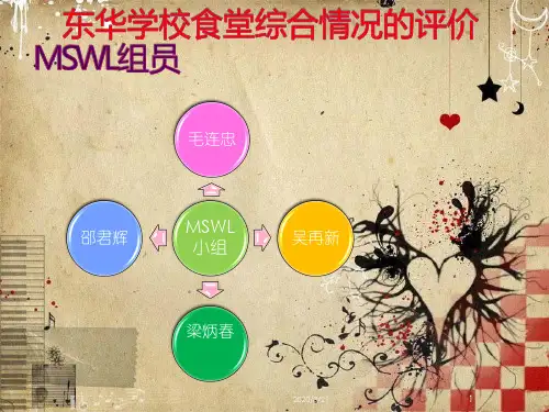 东华大学食堂系统综合分析评价PPT课件