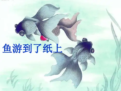 鱼游到了纸上ppt课件精简完美版.ppt