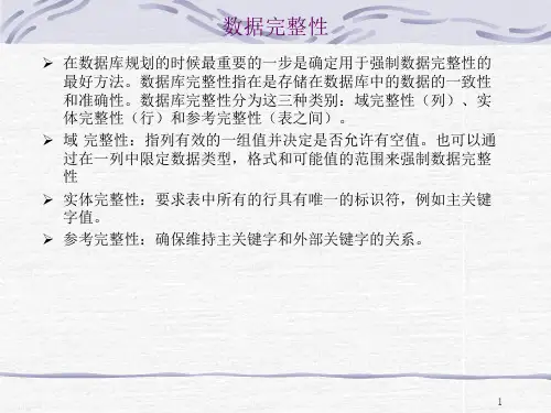 数据完整性培训课件.ppt