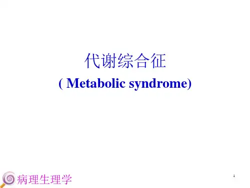 代谢综合征课件