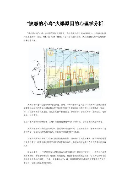 【心理案例】“愤怒的小鸟”火爆原因的心理学分析