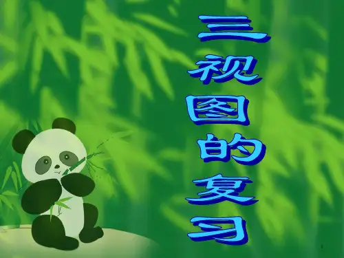 小学数学立体图形三视图复习ppt课件