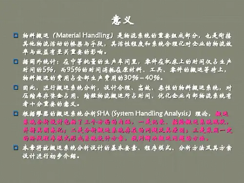 第六章搬运系统分析与设计