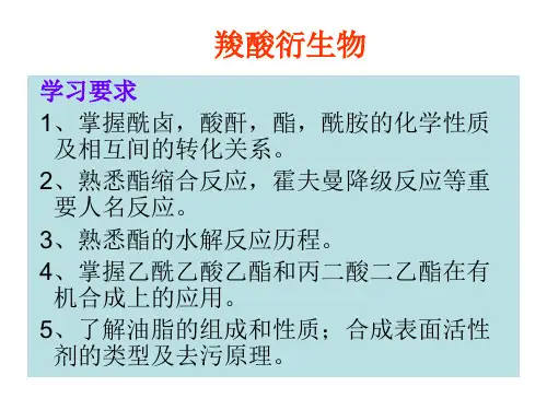 羧酸衍生物-PPT课件
