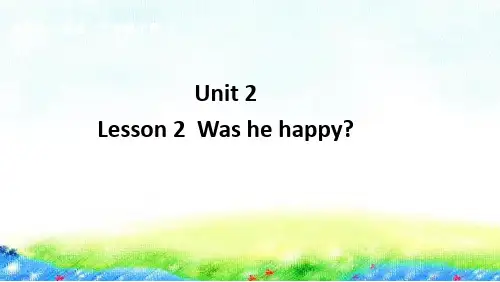鲁科五上Unit2-Lesson2