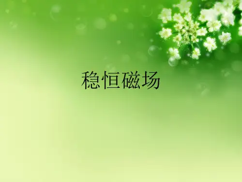 稳恒磁场优秀课件 (2)