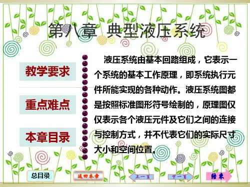 典型液压系统原理分析PPT课件