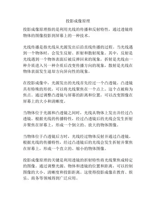 投影成像原理