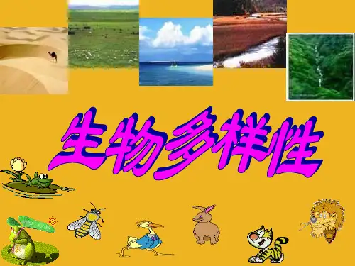 八年级生物下册生物多样性课件济南版