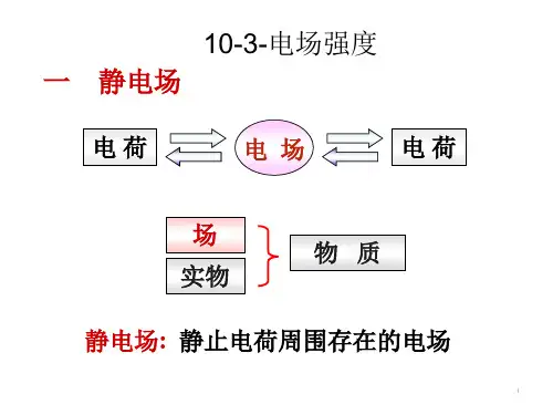 高中物理奥林匹克竞赛专题——电场强度(共33张PPT)