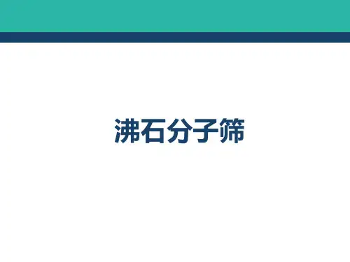 沸石分子筛ppt