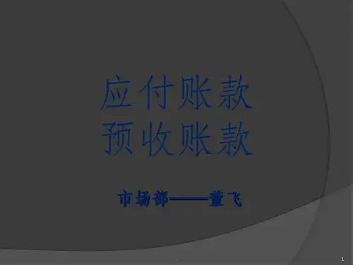 应付账款和预收账款ppt课件