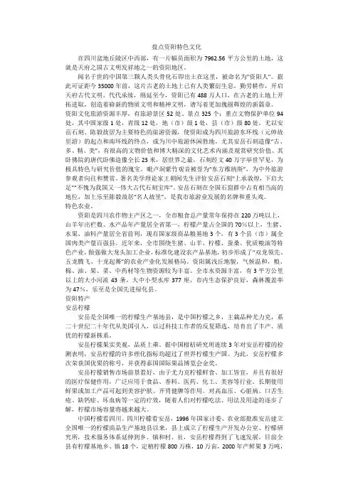 资阳文化