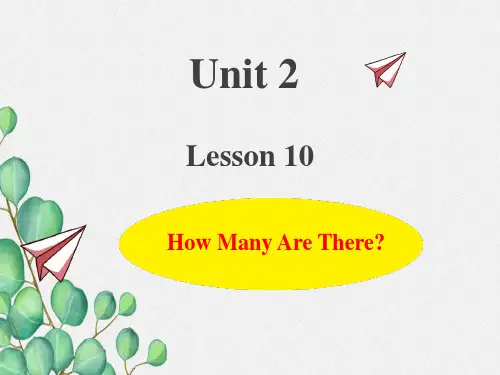 冀教六上U2-L10 How Many Are There 课件(市优)