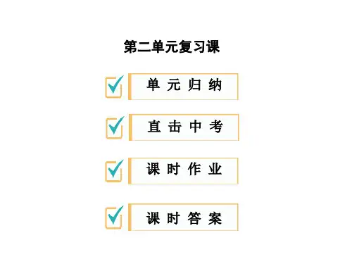 人教部编版八年级历史上册：第二单元复习课精品课件