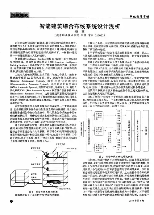 智能建筑综合布线系统设计浅析