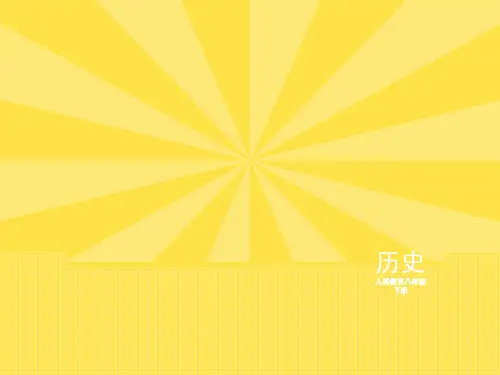 八年级下册人教版历史同步配套课件：5.15