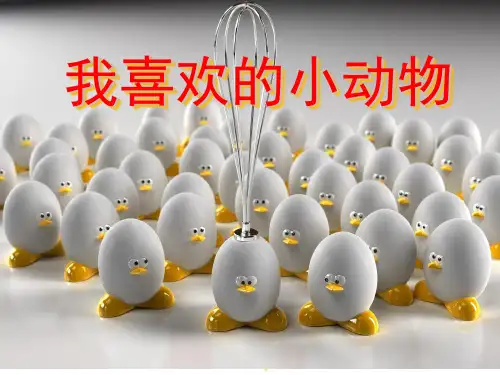 我喜欢的小动物作文PPT课件