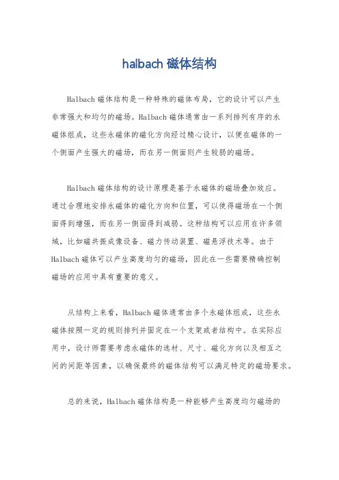 halbach磁体结构
