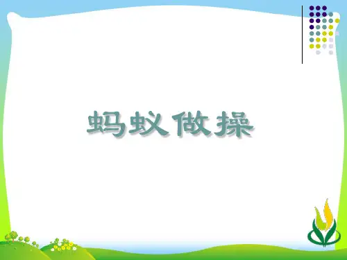 【新】北师大版 三年级数学上册《蚂蚁做操》精品课件.ppt