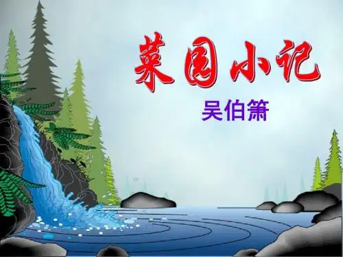 菜园小记-课件花