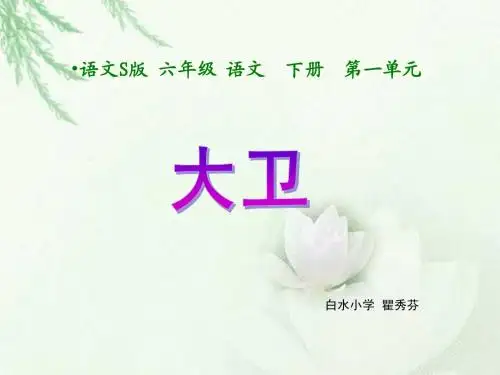 2·《大卫》