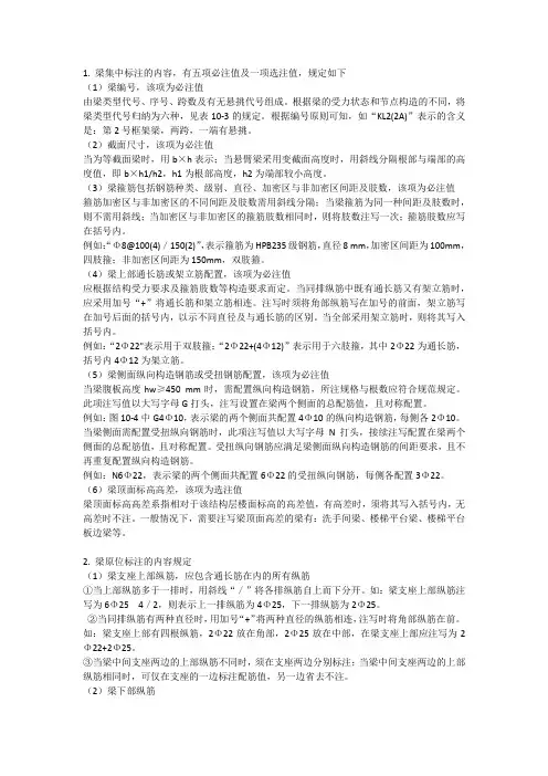 梁平法说明
