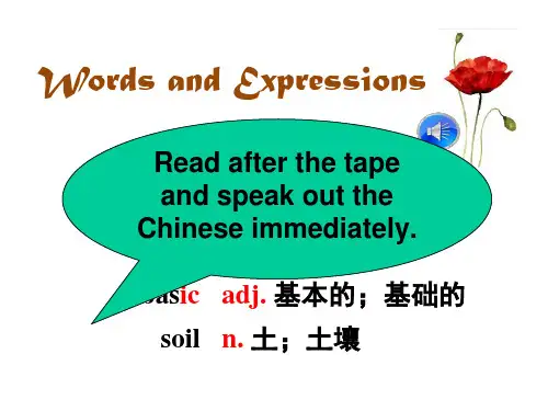 Lesson8whyareplantsimportant课件河北省保定市莲池区冀英中学冀教版英语八年级下册(共12张PPT)