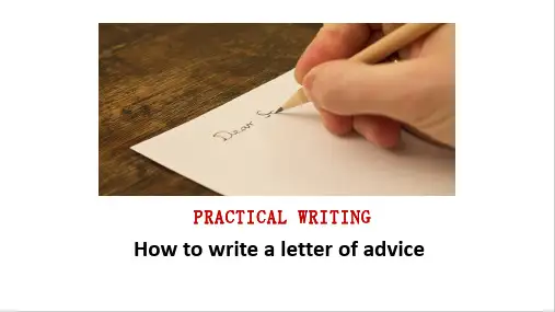 Unit 2 Let’s talk teens A letter of advic2024届高考英语