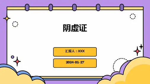 阴虚证教学演示课件
